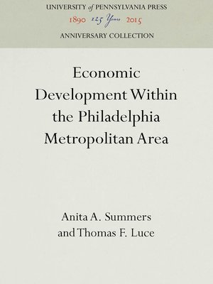 cover image of Economic Development Within the Philadelphia Metropolitan Area